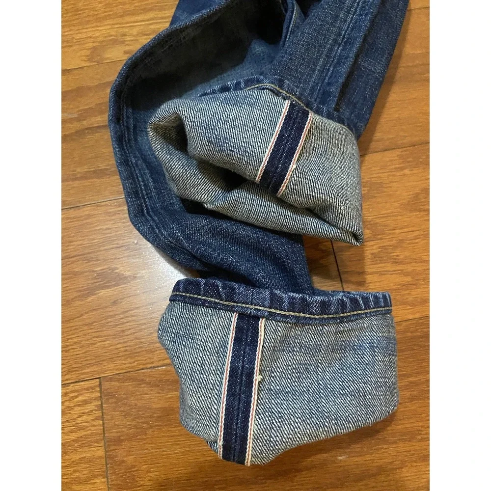 AllSaints Spitalfields Jeans Mens Selvedge Whiskers Honeycomb Fits 32x32 (tag 30